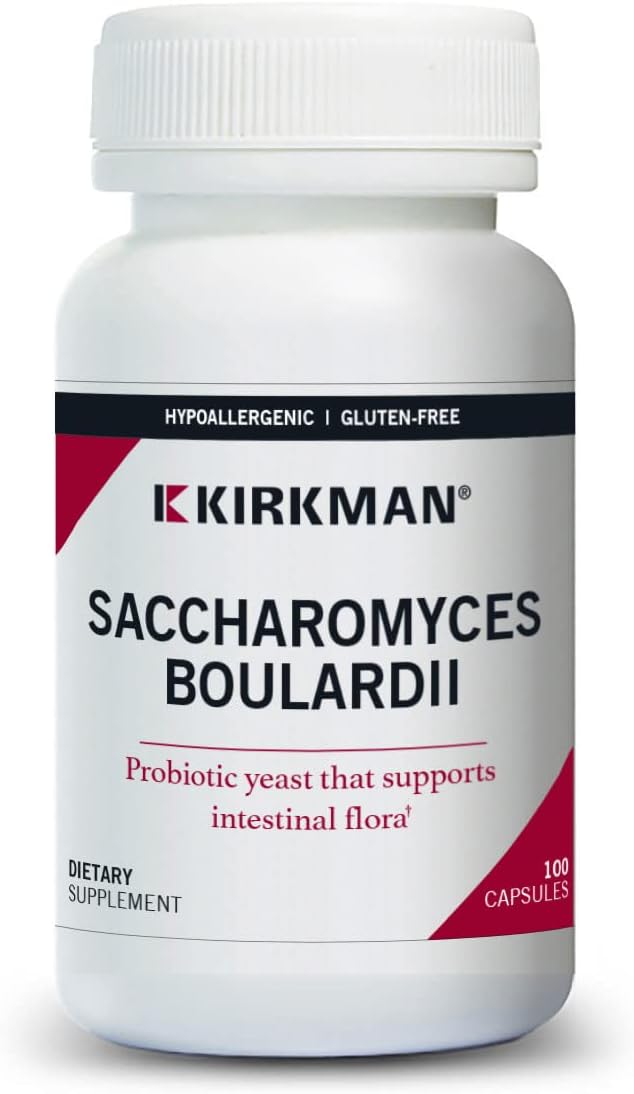 Kirkman Saccharomyces Boulardii – 3 Billion CFU – 100 Capsules - görsel 1