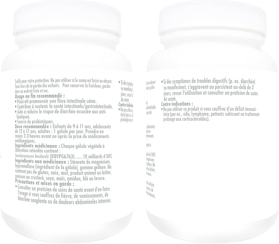 Bio Absorb Saccharomyces Boulardii Probiotic - 10 Billion CFU, 60 Capsules (60-Day Supply) - görsel 7