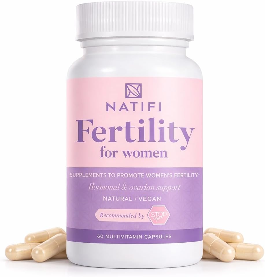 Natifi Conception Fertility Prenatal Vitamins – Supports Regular Cycles, Hormone Balance, and Ovulation (60 Capsules) - görsel 1