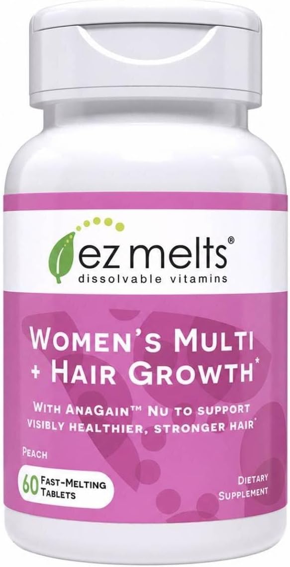 EZ Melts Multivitamin + Iron - Daily Multivitamin for Women and Men - Tropical Cherry - 60 Dissolvable Tablets - görsel 10