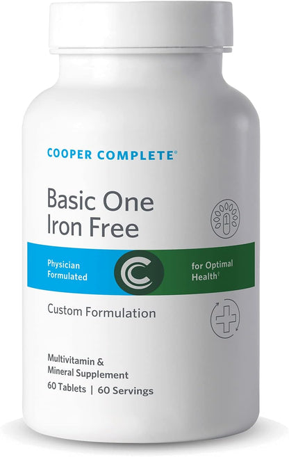 Cooper Complete Basic One Iron-Free Multivitamin, 60 Tablets