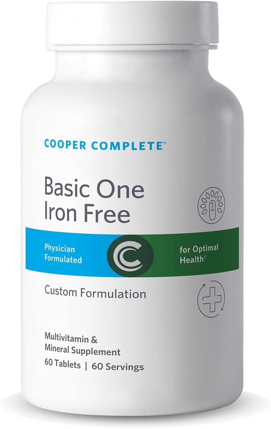 Cooper Complete Basic One Iron Free One A Day Multivitamin - 60 Tablets, Pack of 3 - görsel 1