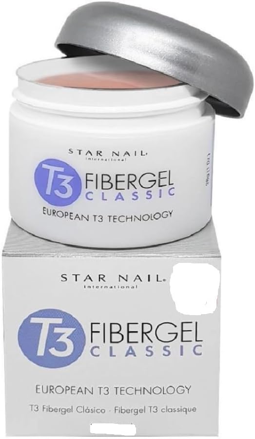 Star Nail T3 European Fibregel Opaque Nude, 1 oz - görsel 1