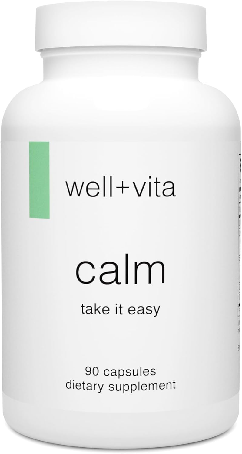 Well+vita Calm Supplement for Relaxation, Sleep and Daytime Calm - görsel 1