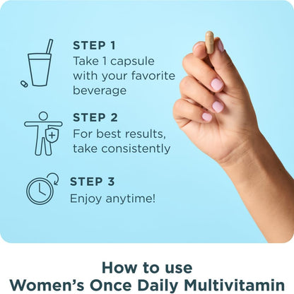 Ancient Nutrition Women's 1-Day Multivitamin, 30 CT