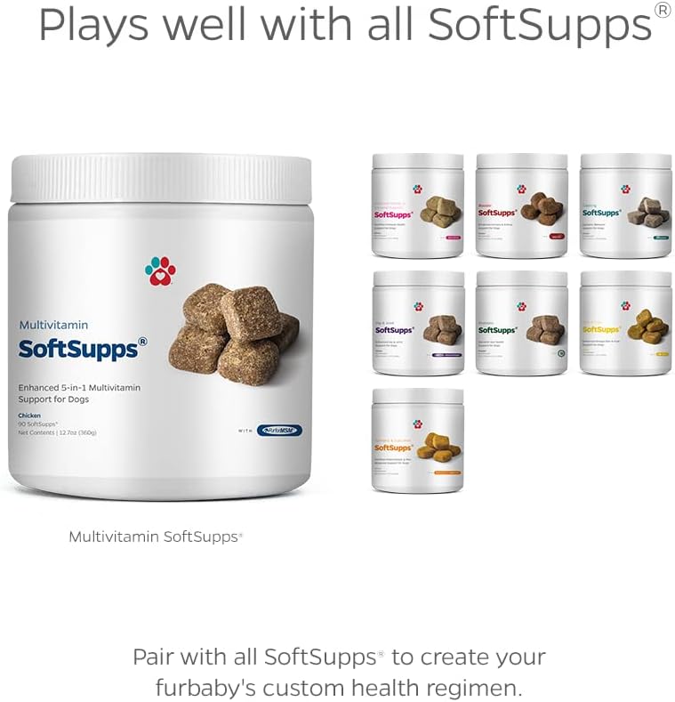 Pet Parents® Multifunctional SoftSupps® 5-in-1 Health Supplement for Dogs, Joint Mobility Support, Glucosamine Chondroitin MSM, CoQ10, Omega 3 Fish Oil, Probiotics, Immune & Gut Support, 90 Ct - görsel 9