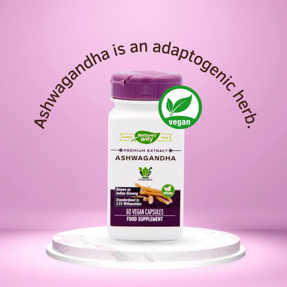 Nature's Way Ashwagandha, 60 Vegetable Capsules