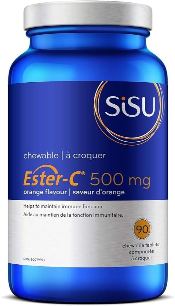 Sisu Ester-C 500 mg Orange Chewable Tablets, 90 Tablets - görsel 1