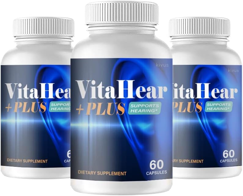 VitaHear Plus – Hearing Support Supplement (Triple Pack, 180 Capsules) - görsel 1