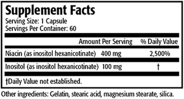 Res-Q No-Flush Niacin (Formerly HDL+) 60 Capsules, 3-Pack - görsel 2