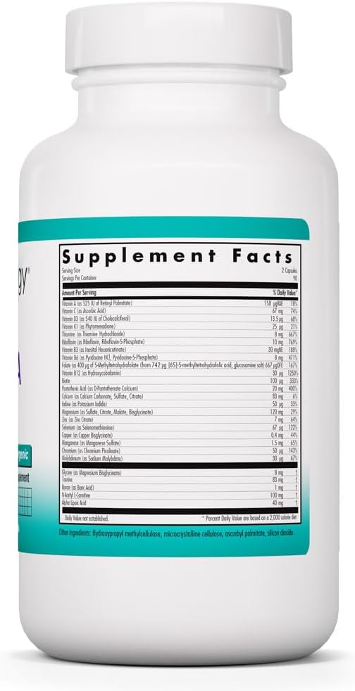 Nutricology MVM-A – Comprehensive Multivitamin with Minerals - görsel 2