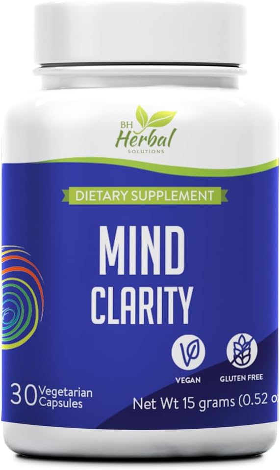 Mind Clarity - Mood Stabiliser - Improves Focus and Concentration - 100% Herbal and Natural - görsel 1