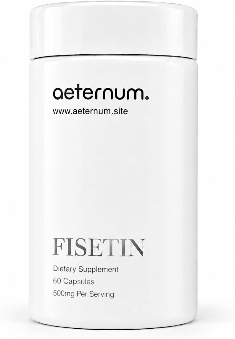 aeternum Premium Quality Fisetin 500mg 60 Capsules - görsel 1