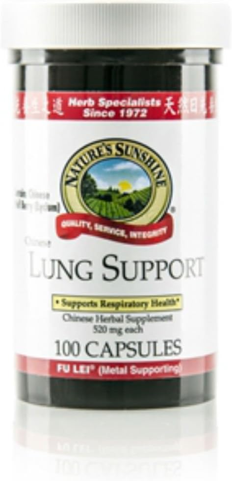 Nature's Sunshine Lung Support - 100 Capsules - görsel 1