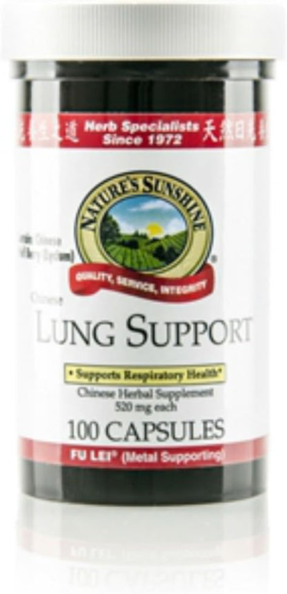 Nature's Sunshine Lung Support - 100 Capsules
