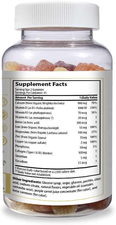 ACTIF Bone Strength Support for Women – 12+ Advanced Factors, 90 Capsules - görsel 3