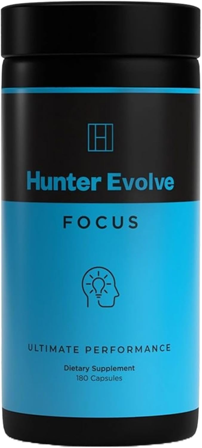 Genuine Hunter Focus Premium Nootropic Brain Supplement for Memory and Focus - görsel 1