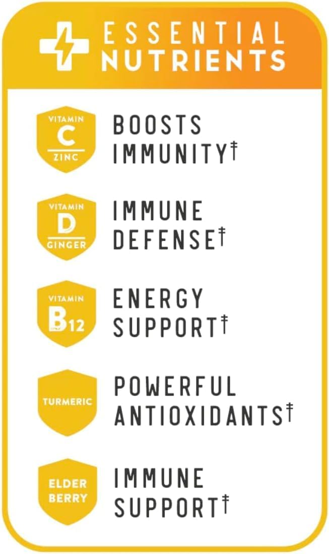 REDMOND Re-Lyte Immunity Multivitamin Food Supplement Mix (Pineapple Orange) - görsel 4