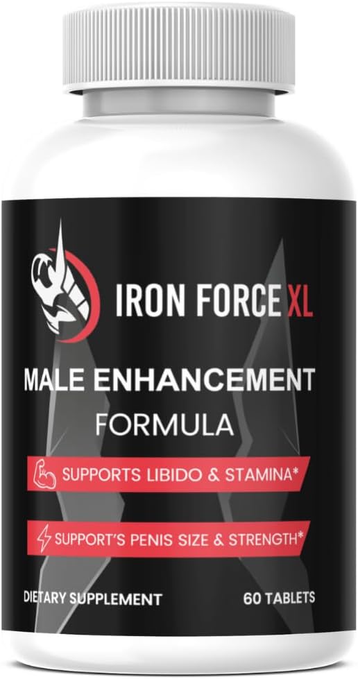 Iron Force XL Capsules for Men - Male Support Food Supplement, 60 Count - görsel 1