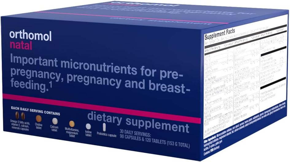 Orthomol Natal Antenatal Supplement - 30 Daily Packs (Tablets & Capsules) - görsel 2