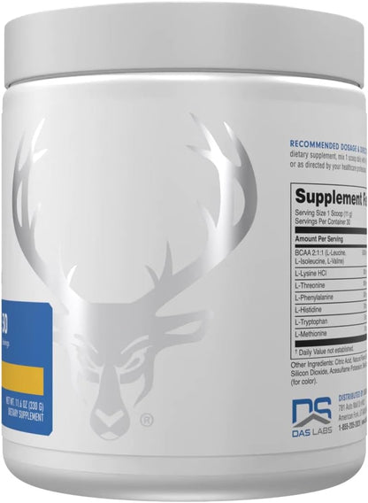Bucked Up Essential Amino Acids - EAA Powder - Easy Mix, Non Clumping Formula - for Pre/Intra Workout - Mandarin Flavour - 30 Servings - 11.6 oz