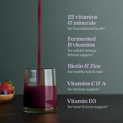 New Chapter Liquid Multivitamin & Mineral Supplement – Mixed Berry – 30 fl oz