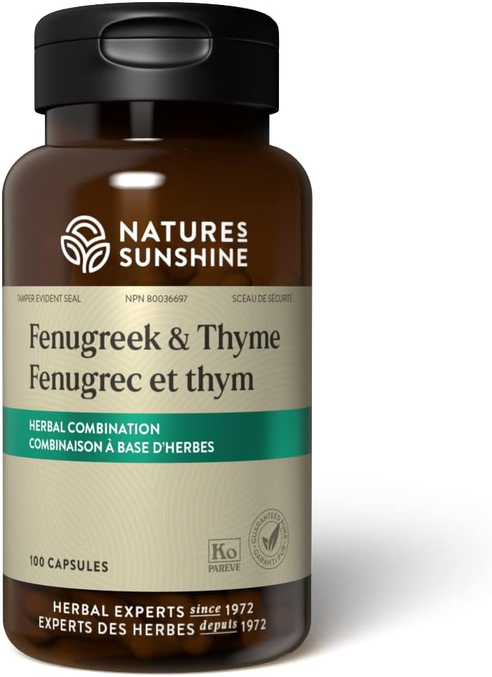 Nature's Sunshine Fenugreek & Thyme, 100 Capsules - görsel 1
