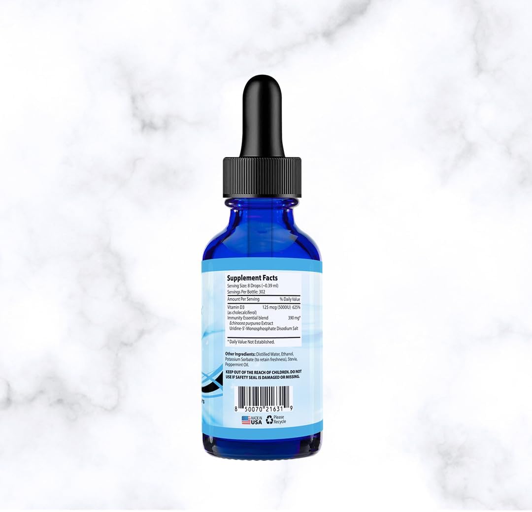 Vitadine Liquid Supplement with Vitamin D3 and Echinacea – 120 ml (302 Servings) - görsel 8