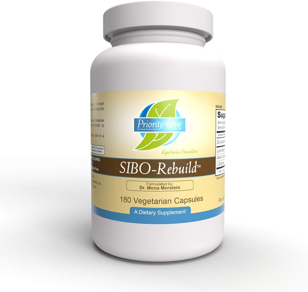 Priority One Vitamins SIBO-Rebuild 180 Vegetarian Capsules - görsel 1