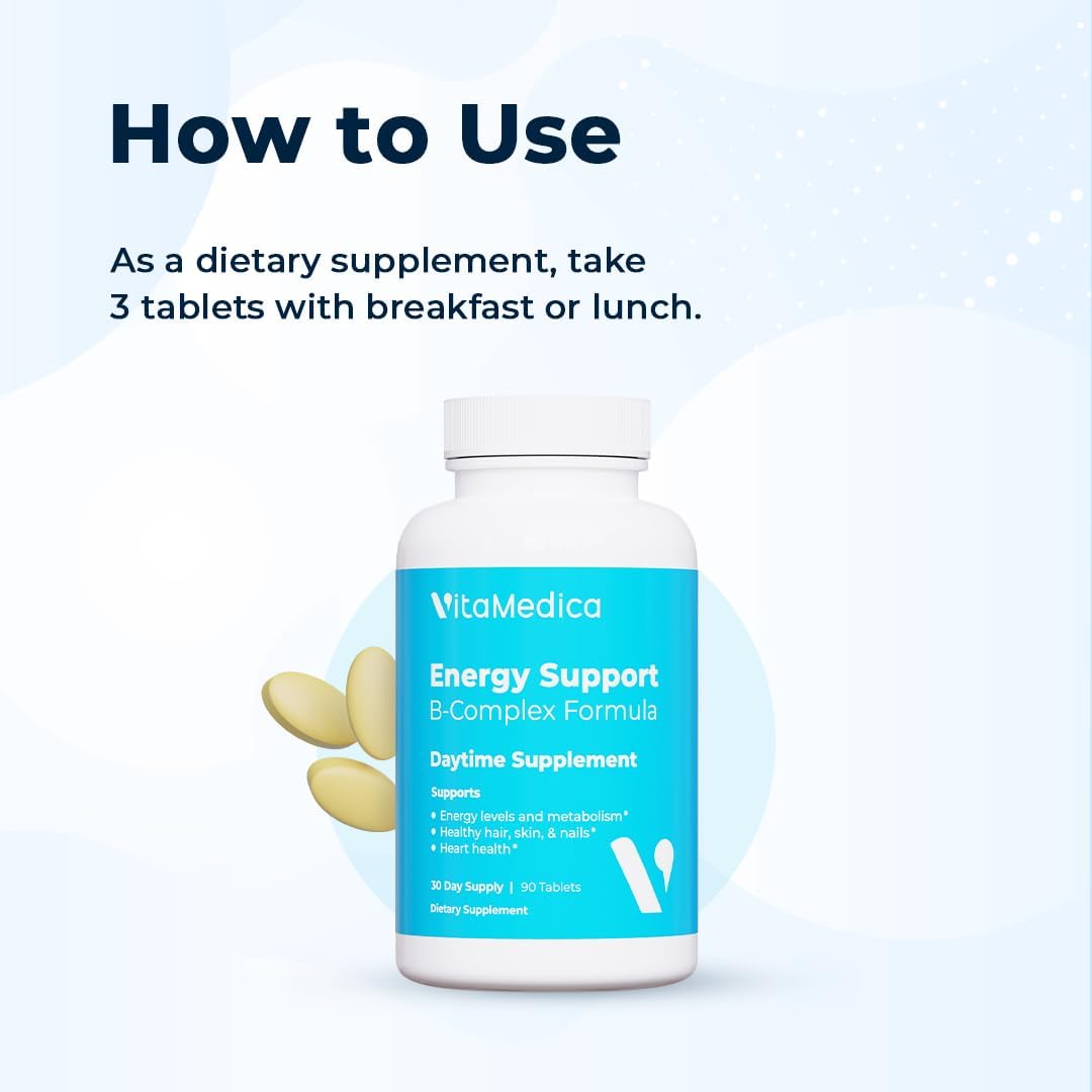 VitaMedica Energy Support Multivitamin w B Complex - 90 Capsules - görsel 7