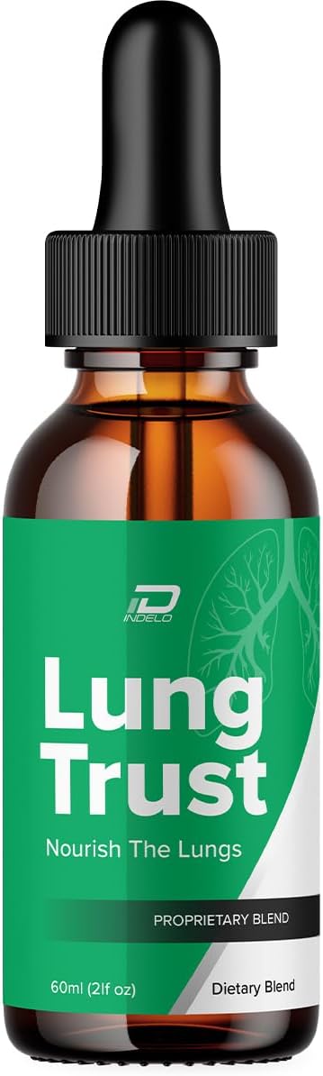 Lung Trust Liquid Supplement – Maximum Strength Herbal Drops, 60ml (One Month's Supply) - görsel 1