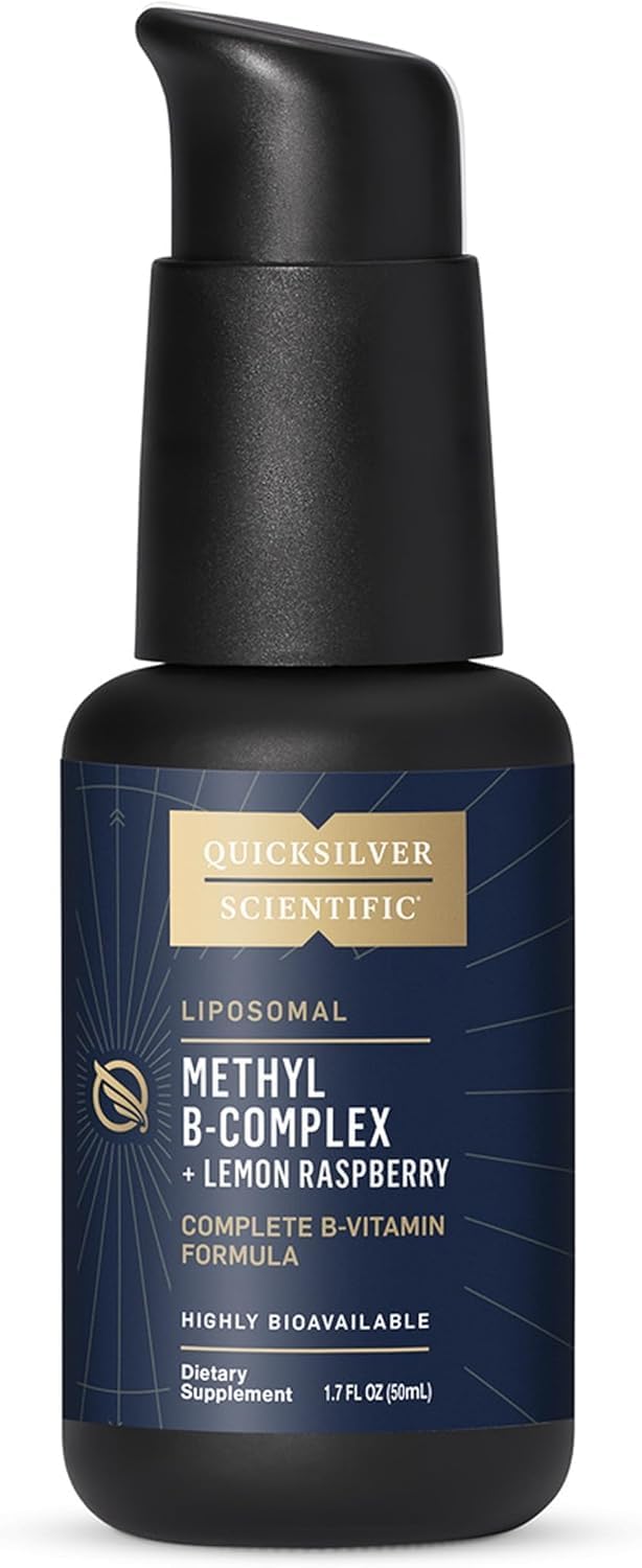 Quicksilver Scientific Methyl B Complex – Liquid Liposomal B Vitamins with Methylated B12, Folate, B6 (50 ml) - görsel 1