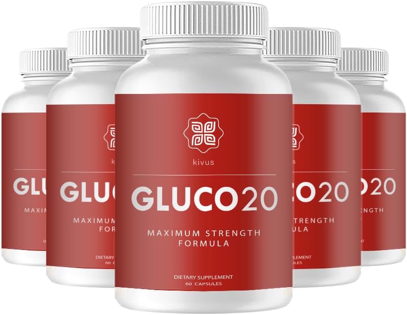 kivus Gluco20 Capsules – 5-Pack (300 Capsules) - görsel 1