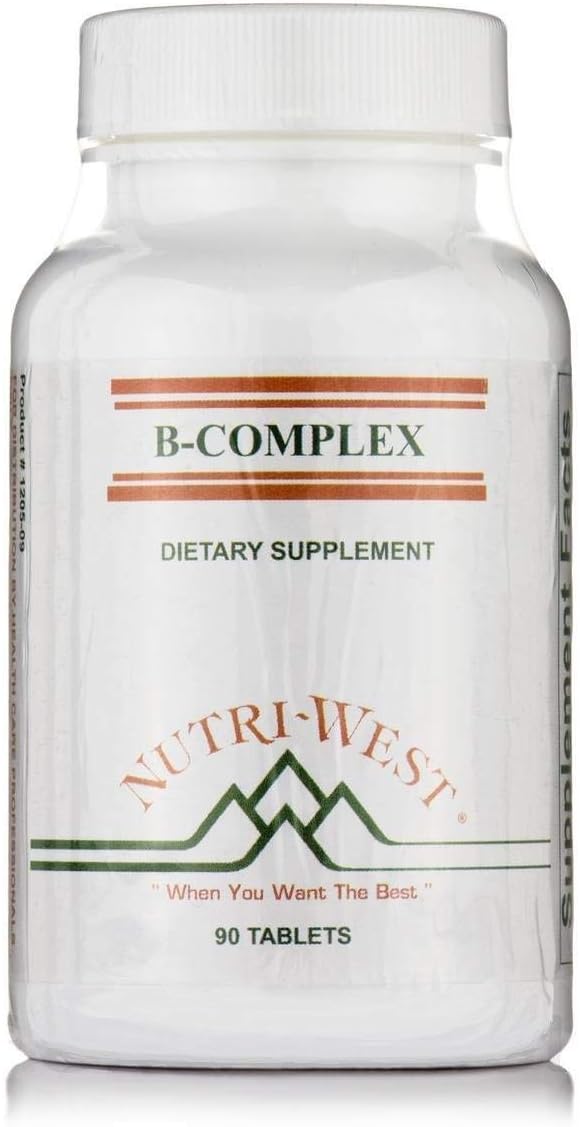 B-Complex - 90 Tablets by Nutri West – Image 1