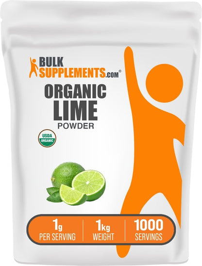 Organic Lime Powder - Air Dried, Gluten-free, 500g