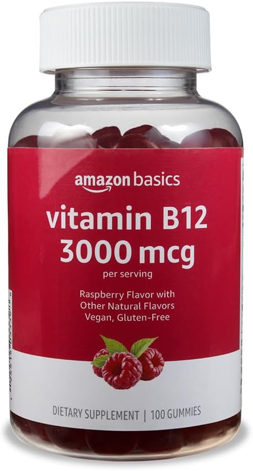 Amazon Basics Vitamin B12 3000 mcg Gummies - görsel 1