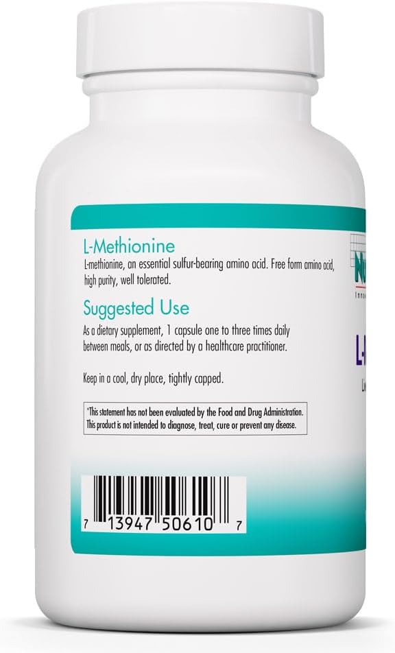 Allergy Research Group NutriCology L-Methionine – Essential Amino Acid Supplement for Liver and Energy Support - görsel 3