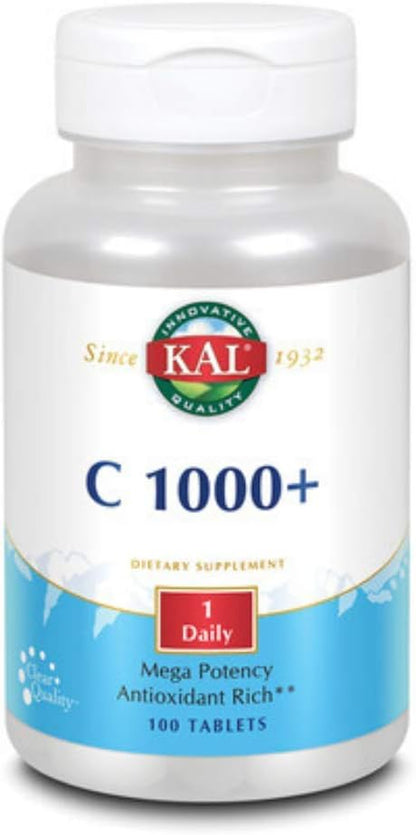 KAL GABA Supplement, Relaxation Support, Natural Cherry Flavour ActivMelt Instant Dissolve, 120 Micro Tablets