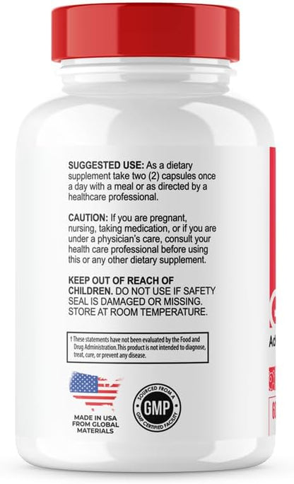 Glucobio Blood Support Capsules – Advanced Formula, All Natural, 300 Capsules (5-Pack)