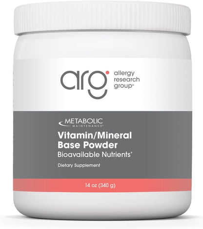 Metabolic Maintenance Vitamin Mineral Base Powder - Comprehensive Multivitamin Powder - Active B Vitamins & Chelated Minerals - High Absorption Nutritional Support - 60 Servings - 11 oz (312 g)