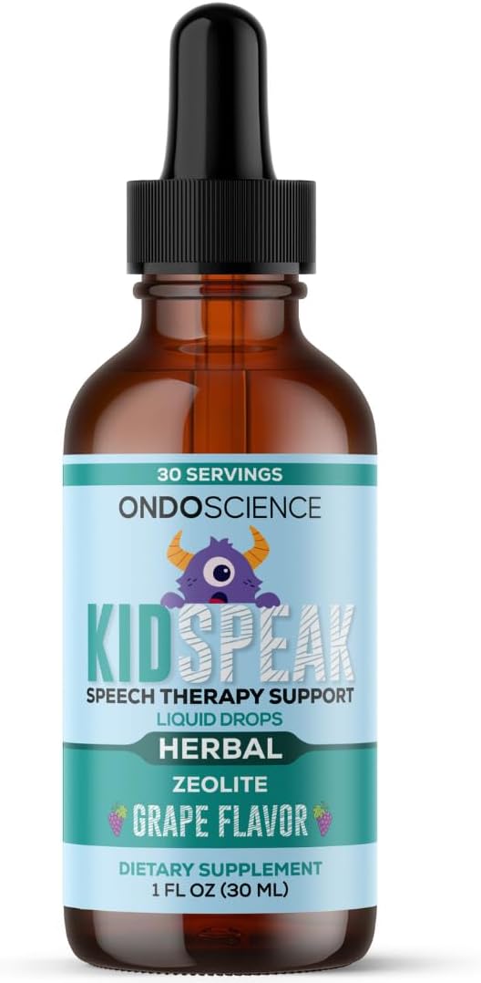KIDSPEAK Speech Support Supplement for Children – Natural Vitamins and Minerals, Communication and Learning Aid - görsel 1