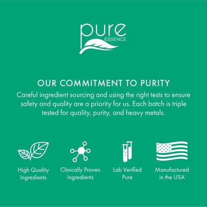 Energy Plus by Pure Essence - Caffeine Free, All Natural Herbal Energy and Focus Supplement - Smooth, No Jitters, No Energy Crash - 120 Tablets