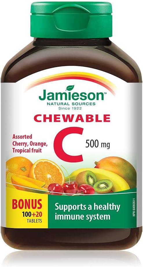 Jamieson Vitamin C Mixed Fruit 500mg 120 Tablets - görsel 1