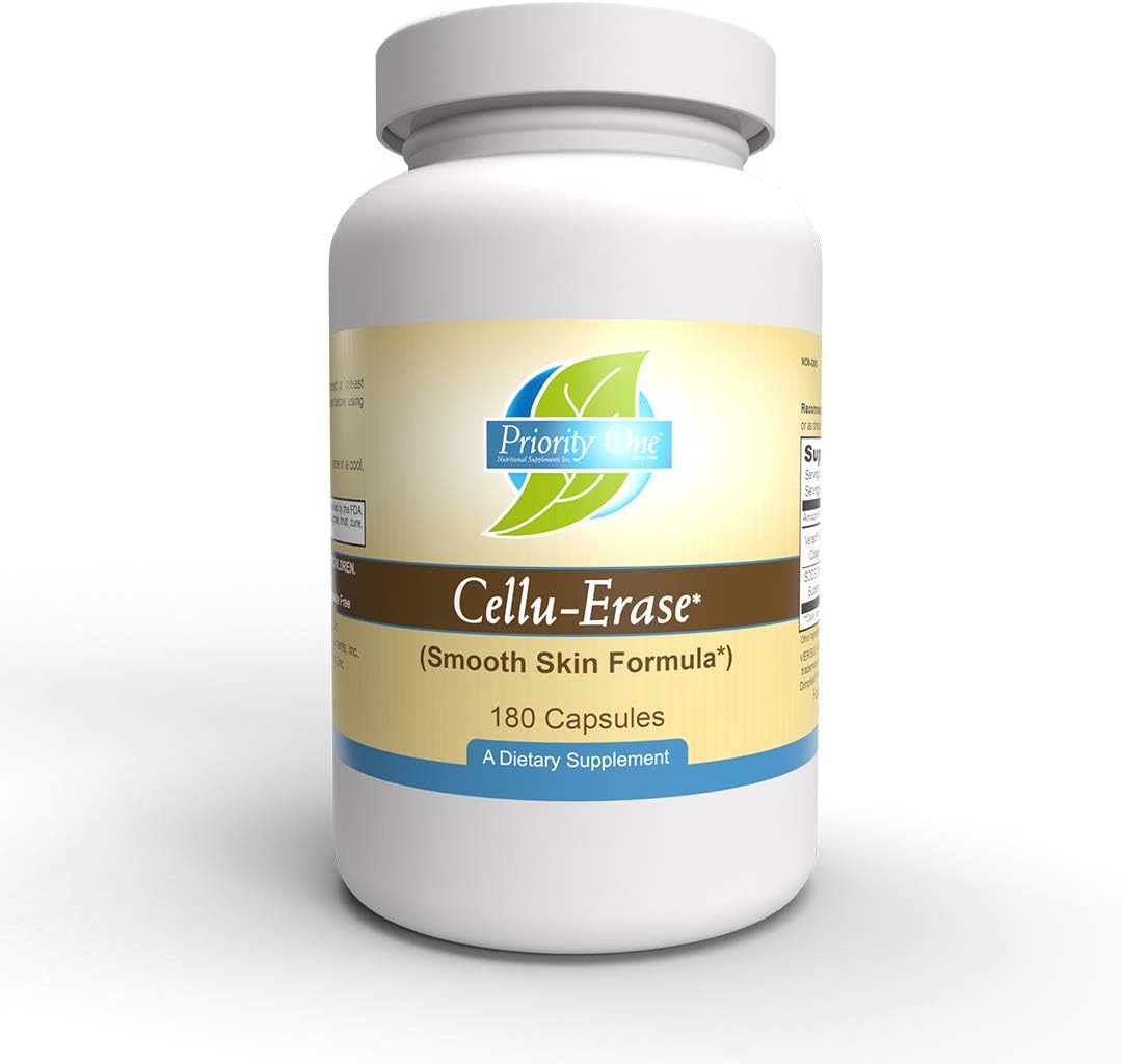 Priority One Vitamins Cellu-Erase – Smooth Skin Formula with Verisol Collagen Peptides (180 Capsules) - görsel 1