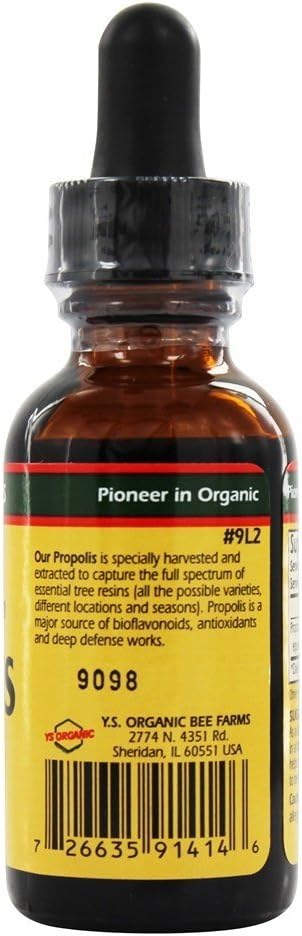 YS Eco Bee Farms Super Strength Propolis - 1 fl oz Liquid - görsel 4