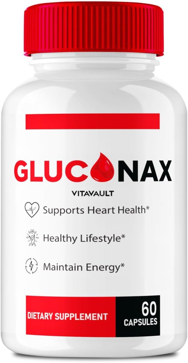 Vitavault Gluconax Capsules - Maximum Strength Support Supplement (60 Capsules) - görsel 1