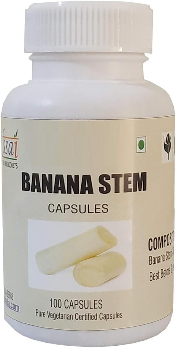 Banana Stem Capsules 500mg – 100 Capsules - görsel 1