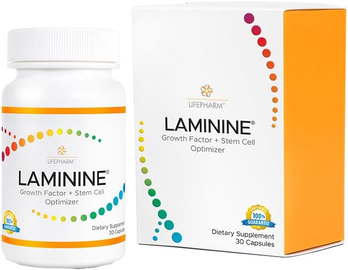Laminine - Cellular Support Supplement for Overall Wellness, Cognitive Function, and Vitality (30 Capsules) - görsel 1