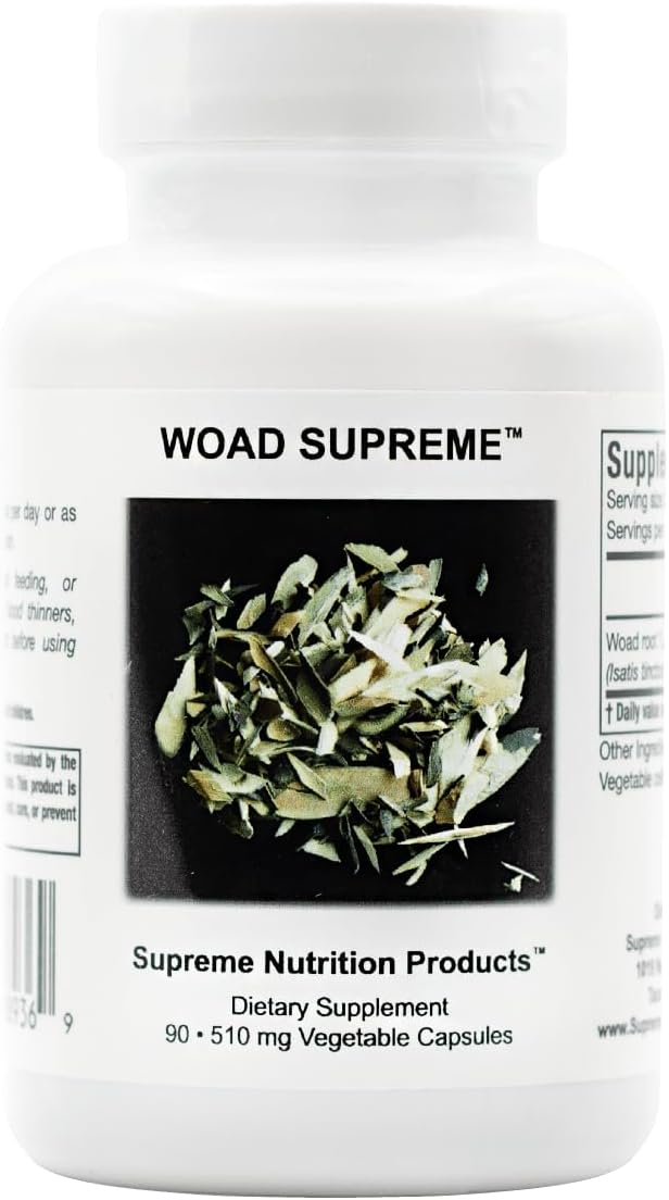 Supreme Nutrition Woad Supreme – 90 Pure Isatis Root Vegetarian Capsules - görsel 1