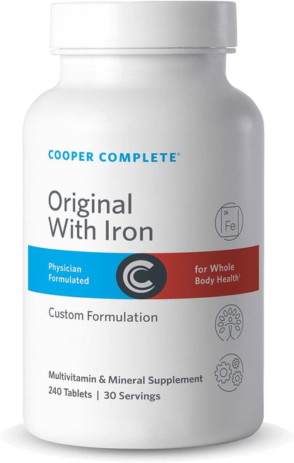 Cooper Complete Original Comprehensive Multivitamin with Iron, 30 Day Supply